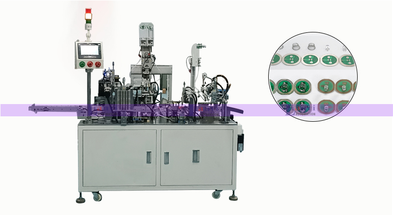 PCB板自動化焊接（jiē）彈簧機